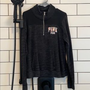 VS PINK 1/4 zip sweatshirt